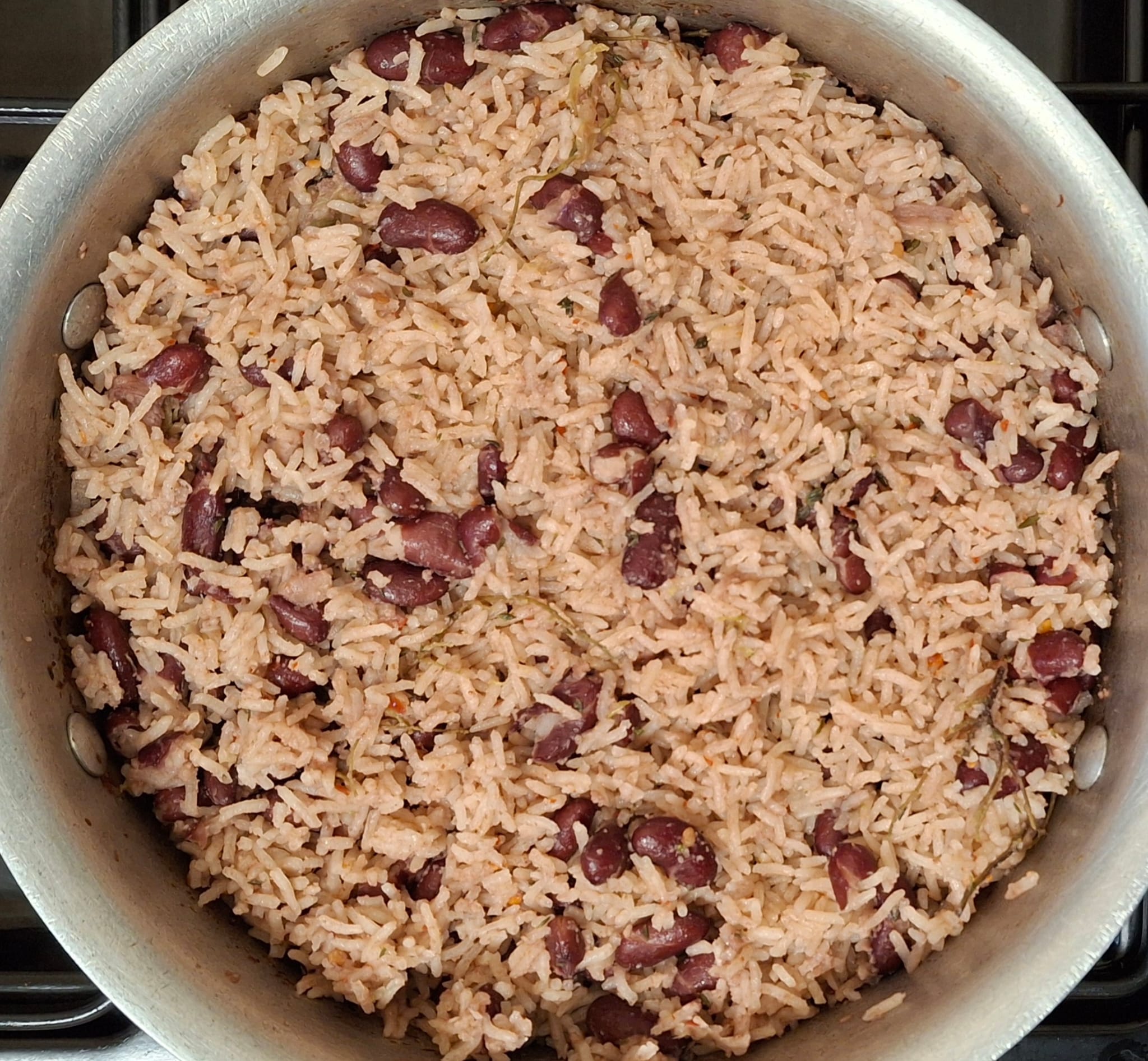 rice and peas